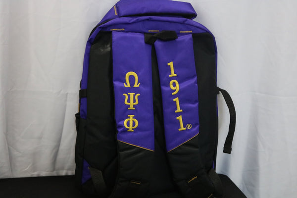 Omega Psi Phi Backpack Padded