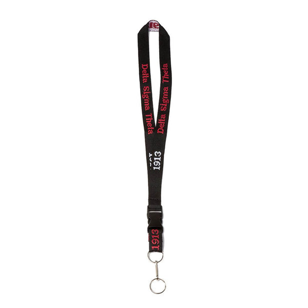 Greek PVC Lanyard - Delta Sigma Theta