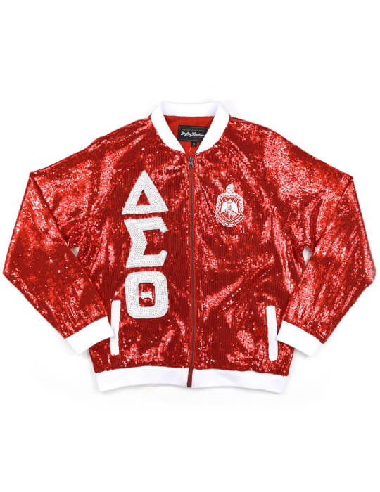 Delta Sigma Theta - Sequin Zip Front Jacket (BBG 2024)