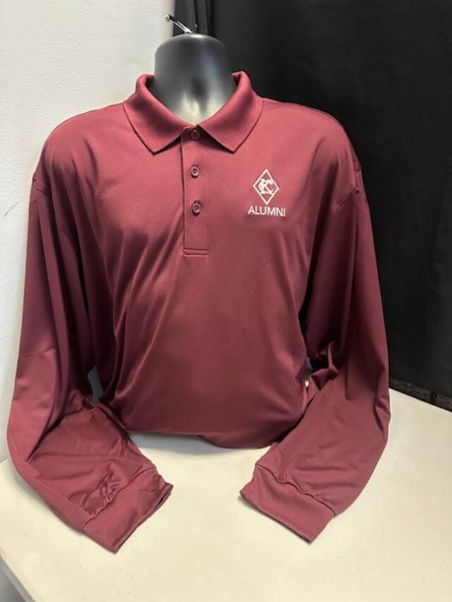 Kappa Alpha Psi-Long Sleeve Polo w/KC Alumni or Nupe. 2025