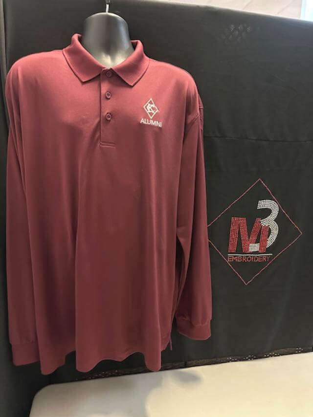 Kappa Alpha Psi-Long Sleeve Polo w/KC Alumni or Nupe. 2025