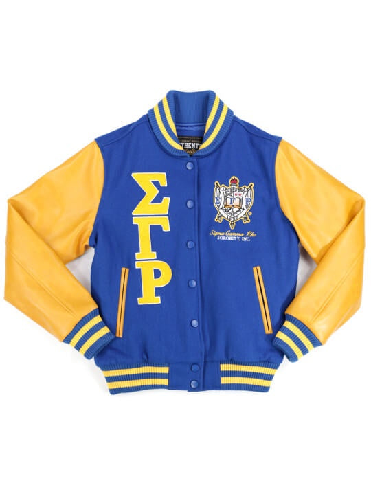 SGRHO-Wool Varsity Jacket BBG