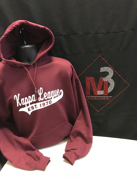 Kappa hot sale maroon hoodie