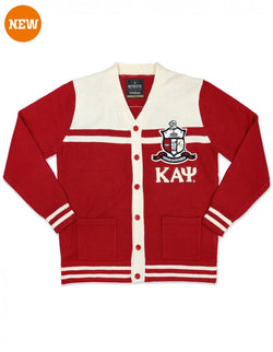 Pelmel Senaat twee weken Kappa Alpha Psi®️-Cardigan Varsity Sweater Two Color BBG