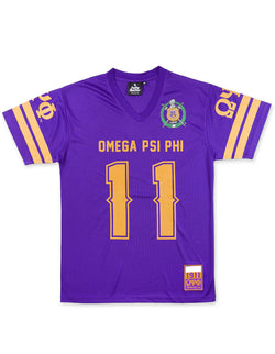 OMEGA PSI PHI FOOTBALL JERSEY TEE