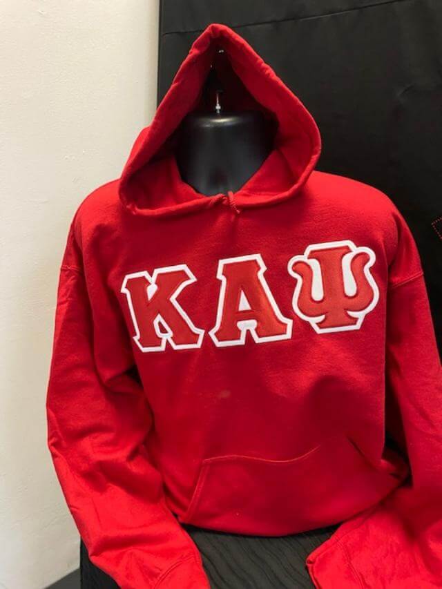 Twill Letter Hoodie - Kappa Alpha Psi -Greek_Paraphernalia - M3 Greek